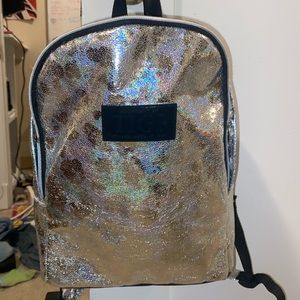 Fun Small Silver Backpack